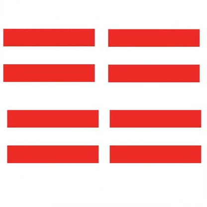 4 PCS Flag Stickers - Austria Flag Stickers Decals for Cup Computer Laptop Car Bumper Window Helmet Musical Instrument with Smooth Surface - size: Austria