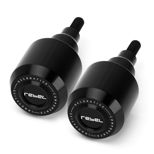 Motorcycle Frame Sliders Crash Bar Protector Compatible with H.onda Rebel 500 2017-2024 2025 | No Cut Aluminum Engine Guard Shield Falling Protection CMX500 CMX 500 Accessories (Black) - color: black