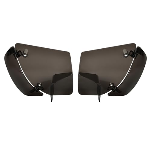 Adjustable Side Wings Wind Air Deflector Fairing for Road Glide 24-26, Smoked Wind Deflectors Fairing Side Shield for Harley FLTRXSE 23-26 FLTRT FLTRXL 2026-later Accessory