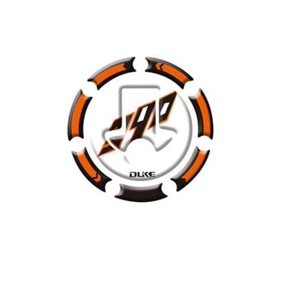 AL-mart Motorcycle Gas Cap Tank Pad Sticker Decal Protector Anti-Slip Heat Insulation Fits for KTM 125/200/390 Duke - color: Black