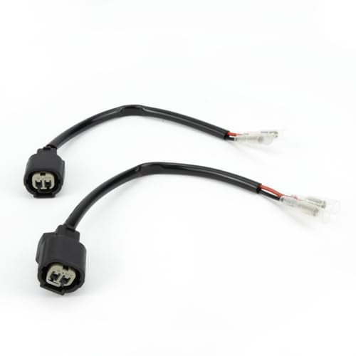 Aharon Motorcycle 12V Cable Wire Extension/Adapter for LED Turn Signal Lights | Compatible with Kawasaki Motorcycles | Bike Indicator Blinkers | Waterproof Indicator Light Connector Plug - color: Kawasaki new