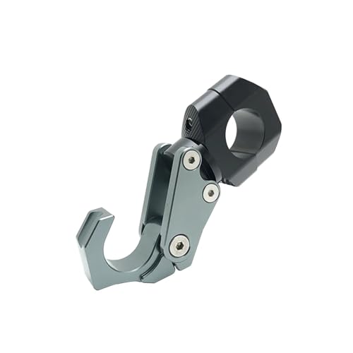 Motorcycle Luggage Helmet Double Hook Mount Motorbike Scooter Helmet Holder Bag Hook Hanger Fit for BMW Fit for ADV350(Titanium) - color: Titanium