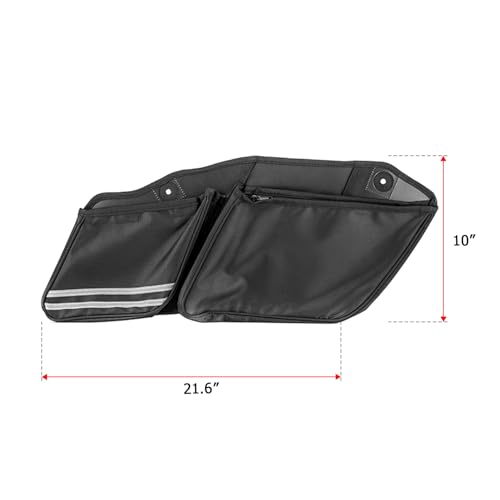 Mofun Motorcycle Saddlebag Organizers Bags Saddle Bag Organizers Storage Bag Compatible With Harley Touring Street Road Electra Glide Road King 2014-2023 - style: For 2014-up