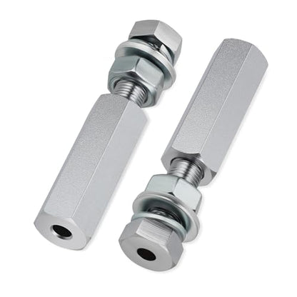 M MATI 2Pcs Quick Release Flag Pole Holder Silver Hold 1/4'' Flag Poles for ATV UTV Motorcycle Dirt Bike All Year - color: Silver