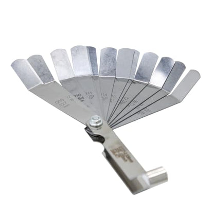 Motorcycle Engine Valve Adjustment Tool Kit Screw Adjusting, 1pc Square Hole Wrench, 1pc Hexagonal Hole Wrench, 1pc Straight Feeler Gauge and 1pc Offset Feeler Gauge