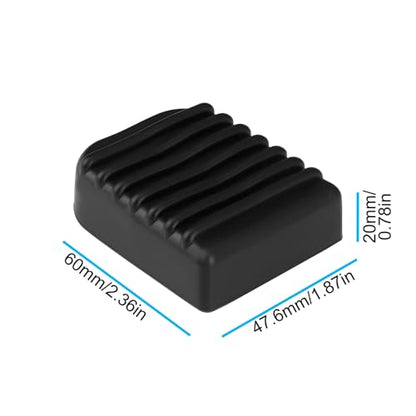 2Pcs Motorcycle Kickstand Pad 6x4.76x2cm Rubber Pad Suitable for Most Motorcycles