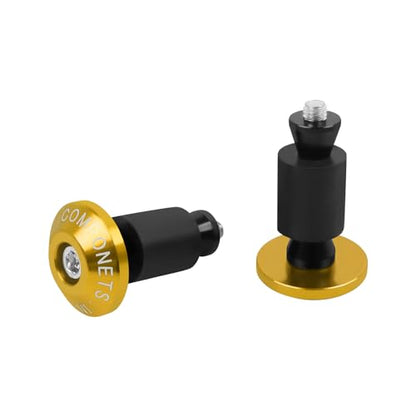 Motorcycle Bar End Plug Handlebars End Caps Grips Replacement for Yamaha Kawasaki Honda BMW Suzuki and All 7/8" Handlebar Grip - color: yellow