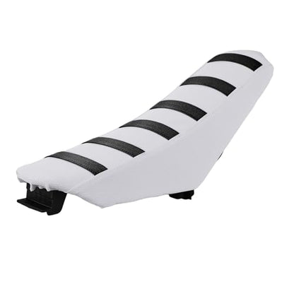 Ebike Seat Cover for Yozma In 10 Electric Dirt Pit Bike Non-Slip Soft Cushion Black - color: white background black stripes