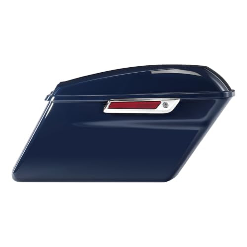 HR3 Billiard Blue Hard Saddlebags Compatible with 2019 Street Glide Special FLHXS Road Glide Special FLTRXS Fit for 2014-2023 Harley Touring Road King Road Glide Street Glide Electra Glide - color: Billiard Blue