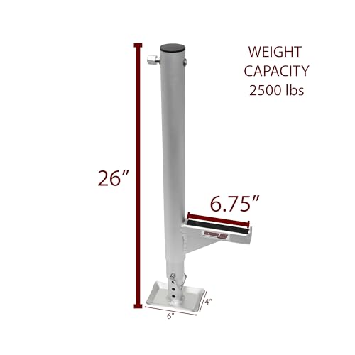 Extreme Max 5001.6345 Universal Heavy-Duty Extended Range Quick Lift ATV/UTV Field Jack - 7.5" to 31.5" Range, 2500 lbs. Capacity