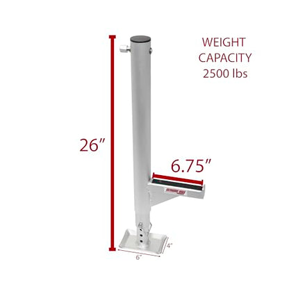 Extreme Max 5001.6345 Universal Heavy-Duty Extended Range Quick Lift ATV/UTV Field Jack - 7.5" to 31.5" Range, 2500 lbs. Capacity