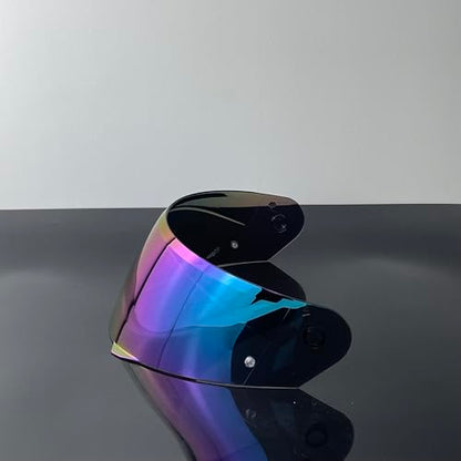 YOURNAME HJ33 Shield for HJC I90,i91 Face Shield Uv-protected Visera Casco Moto Visera Casco Moto (Rainbow-For Day) - color: Rainbow-for Day