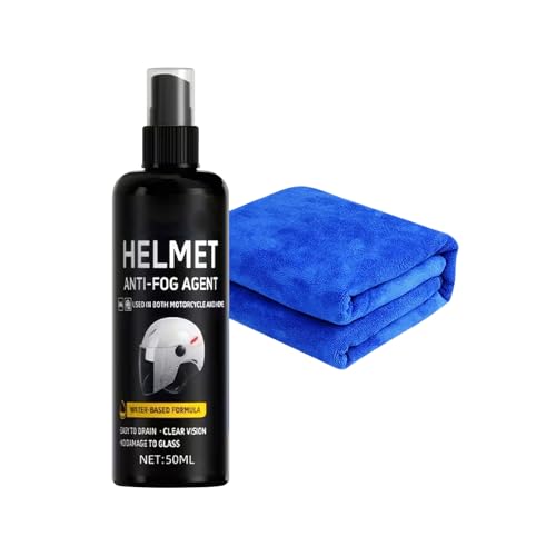 Anti Fog Spray - Glass Cleaner Spray | Water Proof Lens Cleaner, Abrasion Resistant Visor Lens Coating Barrier for Family Friends Women Cycling Motorcycle Biking Outdoor Commuter