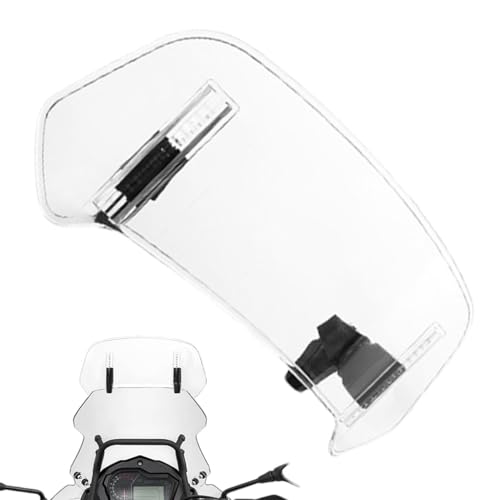 Motorbike Windscreen Deflectors for CRF 300 L Rally 2021 2022 CRF300 300L, Motorbike Windshield Deflectors Windproof Soundproof Screen Extender,A 360mm×140mm Transparent - color: A 360mm×140mm Transparent