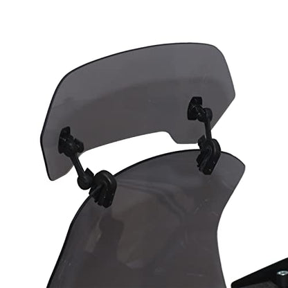 GP Kompozit Universal Windshield Extension Adjustable Clip Windscreen Spoiler Deflector Clear - color: Clear