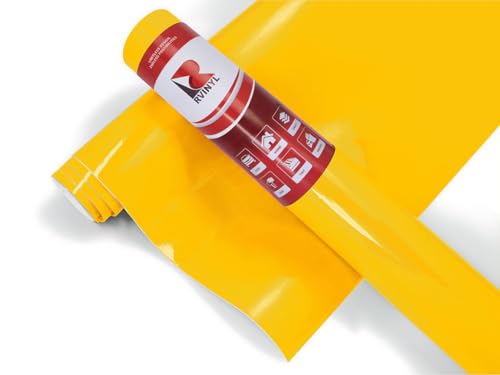 3M 2080 Series G15 Gloss Bright Yellow Dual Cast Thick Vinyl Car Wrapping Film - 1ft x 1ft - 1sq ft - Vehicle Sheet Roll - color: Gloss Bright Yellow - 2080 G15, size: 1ft x 1ft