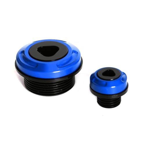 Monkey125 Engine Crankcase Cover Plugs Compatible with Monkey 125 GROM CT125 DAX 125 CNC Motorcycle Accessories Crankcase Hole Plug (Blue) - color: Blue3