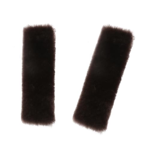 Soft & Cozy Australian Sheepskin Car Seat Belt Covers,2 Pack Fluffy Seatbelt Pads, Genunie Sheepskin Fur Shoulder Straps Cushions for Adults Kids Women and Men (Olive Brown) - color: Olive Brown