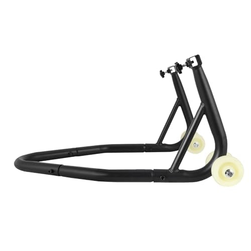 Motorcycle Stand Lift 850lbs Front Rear Wheels with L Fork Adjustable Swingarm Spool,Heavy Duty Universal for CRF CR XR RM KX KLX YZ TTR PW SSR Apollo TAO TAO SDG Dirt Pit Bike