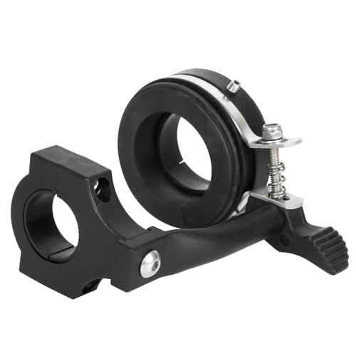 Universal Cruise Control Throttle Assist Thumb Throttle Lock Adapter Assist Clamp Kits Fits for Motorcycles, Motorbike with 7/8" and 1" Diameter Bars Handlebar Accessory Black