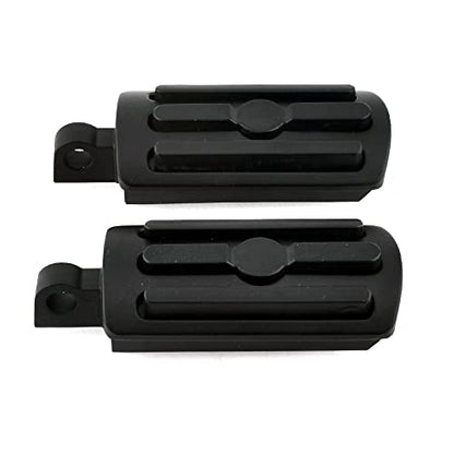 Motorcycle Foot Pegs Highway Pegs Male Foot Rests For Harley XL Sportster V Rod Hugger Custom 883 Softail Dyna Glide Bob Fat Boy (Matte Black) - color: Style 3#-Matte Black