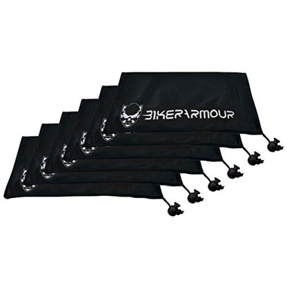 Bikerarmour Goggle Sunglass Microfiber Case Bag Pouch 8.5" x 4.25" to clean & store Eyewear - color: 6