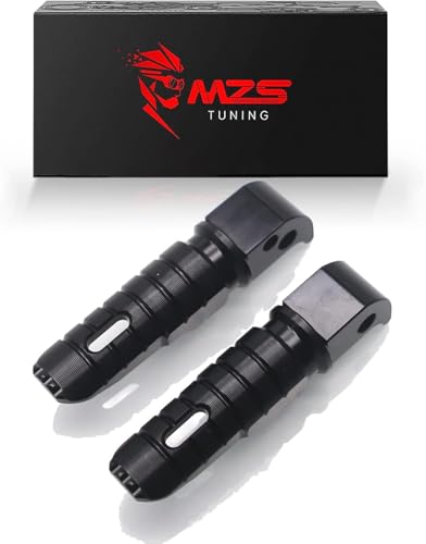 MZS Motorcycle Foot Pegs, Passenger Rear Footpegs Footrest Pedal Adjustable CNC Black Compatible with FJ09 FZ1 FZ6 FZ8 FZ07 FZ09 FZ10 MT03 MT07 MT09 MT10 NIKEN TMAX XMAX XSR700 XSR900 R3 - size: FZ07/FZ09/FZ10/MT03/MT07/MT09/MT10/XSR700/XSR900