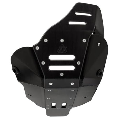 TUSK Quiet Glide Adventure Skid Plate Black with Linkage Guard