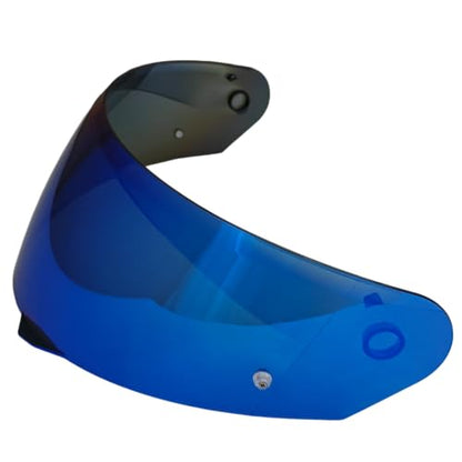 HJ-33 Helmet shield Replacement,Motorcycle Helmet Visor Compatible with HJC i90,i91 (Deep Blue) - color: Deep Blue