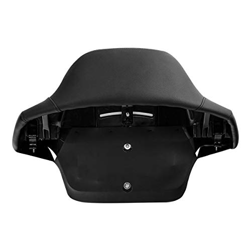 C.C. RIDER Wrap Around King Tour Trunk Backrest fit for Harley Touring Road King Street Glide Road Glide Electra Glide 2014-2024 - color: Passenger Backrest 16#Blue Stitching