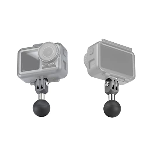 FANAUE GB-01 Action Camera Universal Ball Adapter Interface 1" Ball Assembly,Compatible with GOPRO Hero 9/10/11 and Other Brands of Action Cameras - size: GB-01