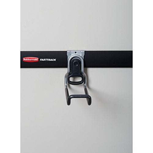 Rubbermaid Fasttrack Ladder Hook Garage Wall/Ladder Hanger Wall Mount and Heavy Duty Organization for Home/Garage/Wall/Shed (Pack of 6) - size: 1 Count (Pack of 6), style: Ladder Hook