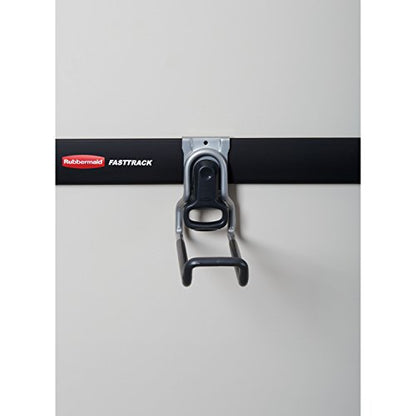 Rubbermaid Fasttrack Ladder Hook Garage Wall/Ladder Hanger Wall Mount and Heavy Duty Organization for Home/Garage/Wall/Shed (Pack of 6) - size: 1 Count (Pack of 6), style: Ladder Hook