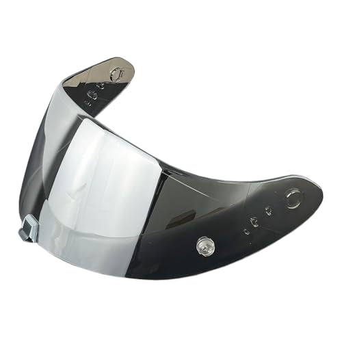 R1 Air Helmet Visor Replacement,Tinted Motorcycle Helmet Face shield Windshield lens for R1,R1 Air,R1 EVO,T520,ST1400,391 (Revo Clear Silver) - color: Revo Clear Silver