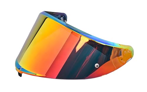 Compatible With K6S Visor K6 Face Shield Replacement Tinted Visor Helmet Accessories (Revo Deep Red) - color: Revo Deep Red