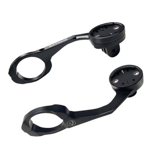 Out Front Mount Compatible with Garmin Edge GPS Bike Computer, XOSS G/G+, iGPSPORT Cycling Handlebar 1.25’’-1.5’’/ 31.8-35mm (S5) - style: S5