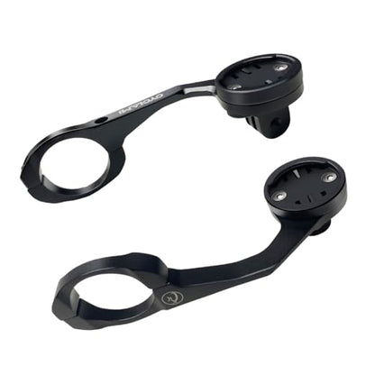 Out Front Mount Compatible with Garmin Edge GPS Bike Computer, XOSS G/G+, iGPSPORT Cycling Handlebar 1.25’’-1.5’’/ 31.8-35mm (S5) - style: S5