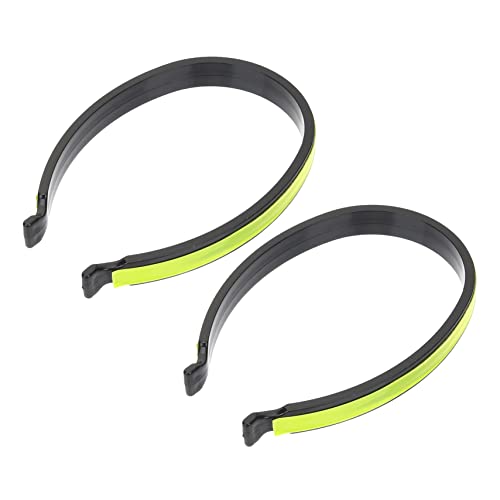 2pcs Reflective Cycling Trouser Clips Bike Leg Bands for Enhanced Visibility Professional Riding for Night Cycling and Exercise