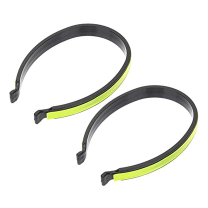 2pcs Reflective Cycling Trouser Clips Bike Leg Bands for Enhanced Visibility Professional Riding for Night Cycling and Exercise