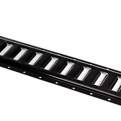 Twenty 10-ft E Track Tie-Down Rail, Powder-Coated Steel ETrack TieDowns, Horizontal 10' E-Tracks, Pack of 10 Bolt-On Tie Down Rails for Cargo on Pickups, Trucks, Trailers, Vans - size: 20-pack