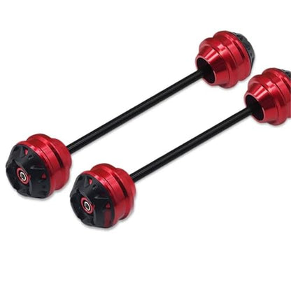 MT-07 MT07 2015-2022 2023 2024 Motorcycle Accessories Front Rear Fork Slider Axle Crash Wheel Protector(Red A pair16) - size: Red A pair16