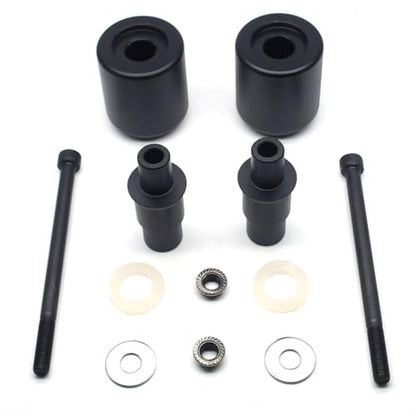 MZS Motorcycle Frame Sliders Compatible with Rebel 500 CMX CMX500 2017-2025, Falling Anti Crash Protector Guards No Cut Kits CNC Aluminum Black - size: CMX500