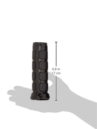 Kuryakyn 6383 Premium ISO Handlebar Grips for Throttle and Clutch: 2006-19 Honda Gold Wing GL1800 & F6B Motorcycles with Heated Grips, Gloss Black, 1 Pair - color: Gloss Black