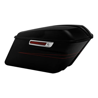 HR3 15-16 Black Denim Hard Saddlebags Compatible with 2015-2016 Road Glide Special FLTRXS Street Glide Special FLHXS (Replace for OEM) Fit for 2014-2023 Harley Touring Models - color: Black Denim Special