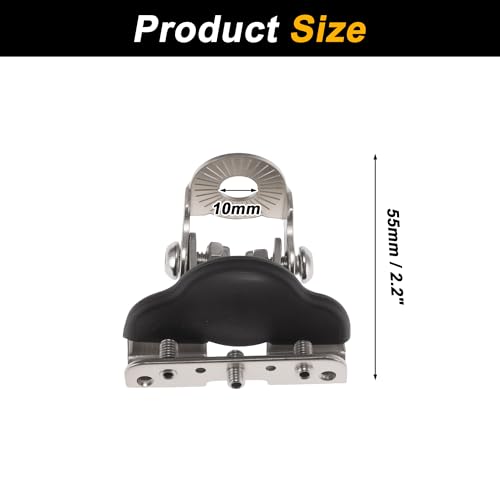 Light Bar Mounting Bracket Iron Spotlight Tube Clamp Holder Heavy Duty LED Strip Bracket Light Bar Mounts for Motorcycle ATV UTV Silver Tone 1 Set - color: Silver Tone