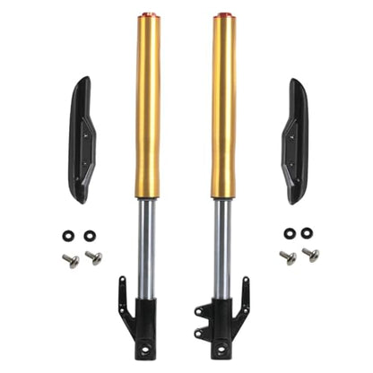630mm Upside Down Front Fork Shock Absorber Suspension 12mm Axle Hole with Protector Cover, 45mm/48mm Front Forks for 50cc 70cc 110cc 125cc 140cc Pit Dirt Bike CRF50 CRF70 XR 50 SSR Monkey Bike