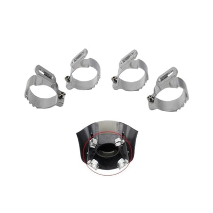 1 Set Motorcycle Quarter Headlight Fairing Windshield 35-50mm 45mm 49mm Fork Clamp Mount Compatible with Sportster XL 883 1200 - size: 42-50mm