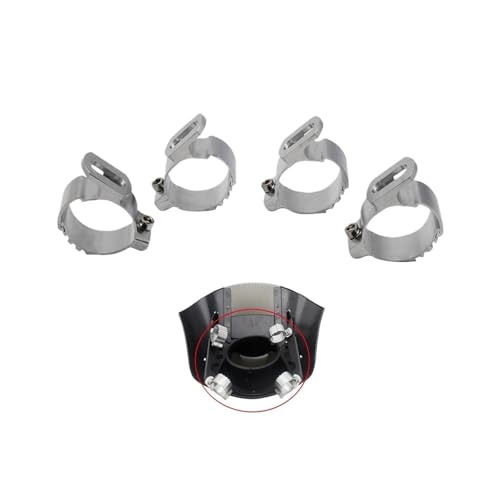 1 Set Motorcycle Quarter Headlight Fairing Windshield 35-50mm 45mm 49mm Fork Clamp Mount Compatible with Sportster XL 883 1200 - size: 35-45mm