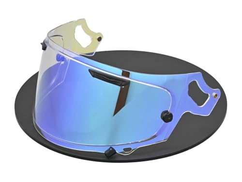 RX7X Replacement Motorcycle Helmet Shield Compatible with VAS-V MAX Corsair-X Signet-X Quantum-X DT-X - color: Aurora Blue