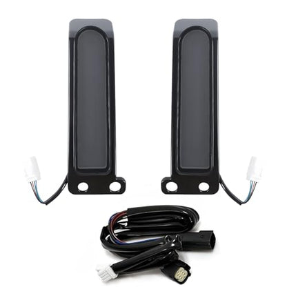 Rear Fender Saddlebag Tail Lights for Ultra Limited, LED Filler Panel Insert Auxiliary Light Run Brake Turn Sugnal for Harley Road King Ultra Limited Electra Glide 2014-2024 Accessories